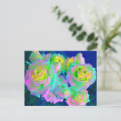 Die irrisierenden Rose der Pessimisten Postkarte (Stehend Vorderseite)