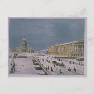 Die Isaac-Kathedrale und der Senatsplatz Postkarte
