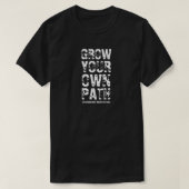 Die ISD baut Ihren eigenen Weg T-Shirt (Design vorne)