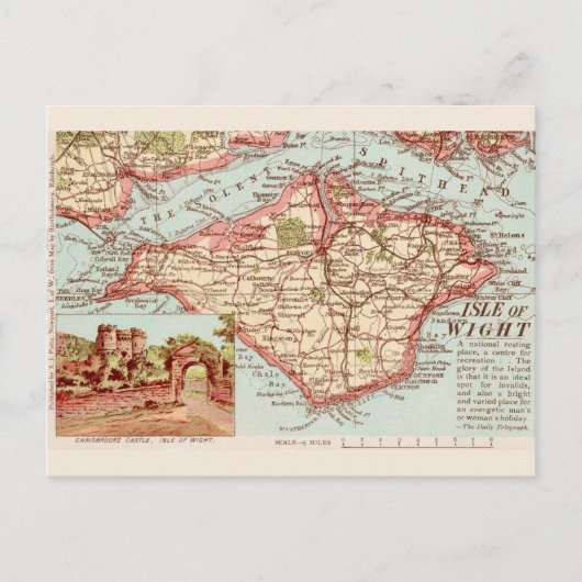 Die Isle of Wight Postcard Postkarte (Vorderseite)