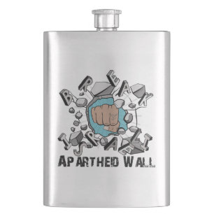 Die israelische Apartheid Wall Westbank-Barrier fa Flachmann