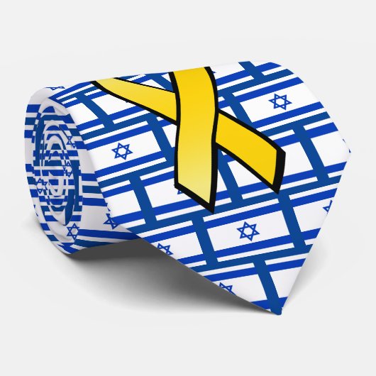 Die israelische Flagge bringt ihnen Zuhause frei Krawatte (Gerollt)
