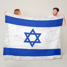 Die israelische Flagge - Ein Tapisserie des israel Fleecedecke
