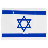 Die israelische Flagge mit David, Patriots LG Große Geschenktüte (Rückseite)