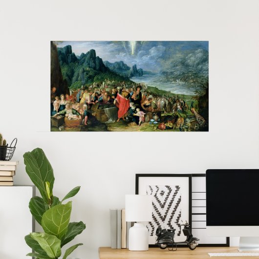 Die Israeliten am Ufer des Roten Meeres, 1621 Poster (Heimbüro)