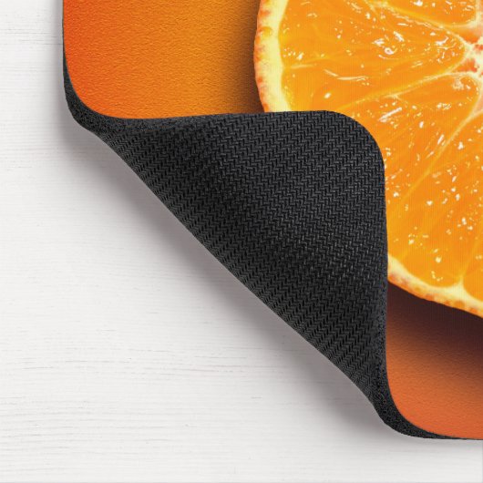 Die ist große Scheibe der Orange Mousepad (Ecke)