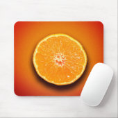 Die ist große Scheibe der Orange Mousepad (Mit Mouse)