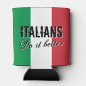 Die Italiener tun es besser, wenn sie mit der ital Dosenkühler (Rückseite)