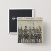 Die italienische Armee Button (Vorne & Hinten)