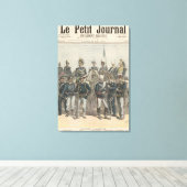 Die italienische Armee Leinwanddruck (Insitu (Holzboden))