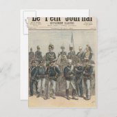 Die italienische Armee Postkarte (Vorne/Hinten)