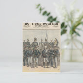 Die italienische Armee Postkarte (Stehend Vorderseite)