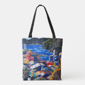 Die italienische Dorf-Umhängetasche Tasche (Rückseite)