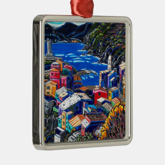 Die italienische Dorf-Verzierung Ornament Aus Metall (Rechts)