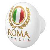 Die italienische Flagge Keramikknauf (Rechts)