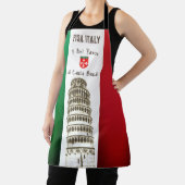 Die italienische Flagge und der Turm von Pisa Schürze (InSitu)