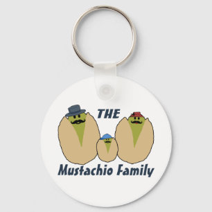 Die italienische Mustachio-Familie Schlüsselanhänger