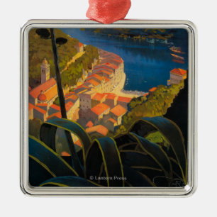 Die Italienische Riviera Ornament Aus Metall