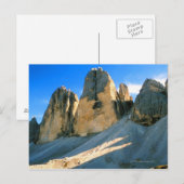 Die italienischen Alpen Postkarte (Vorne/Hinten)