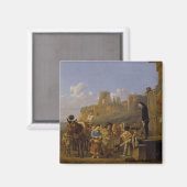 Die italienischen Charlatans, 1657 Magnet (Vorderseite/Rückseite)