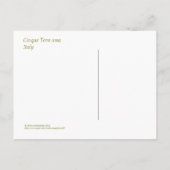 "DIE ITALIENISCHEN DÖRFER VERSTECKEN/DAS CINQUE TE POSTKARTE (Rückseite)