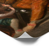 Die italienischen Komiker - Antoine Watteau Fine A Poster (Ecke)