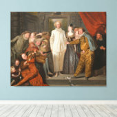 Die italienischen Komiker Leinwanddruck (Insitu (Holzboden))