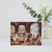 Die italienischen Komiker Postkarte (Stehend Vorderseite)