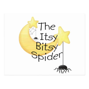 Itsy Bitsy Spinne Postkarten Zazzle De