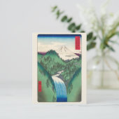 Die Izo-Berge | Hiroshige | Postkarte (Stehend Vorderseite)