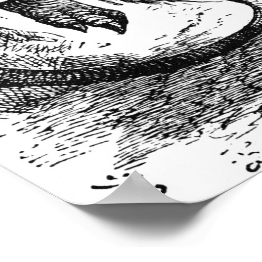 Die Jabberwocky Poster (Ecke)