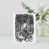 Die Jabberwocky Postkarte (Stehend Vorderseite)