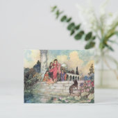 Die Jackal und die Betel Verlasse Warwick Goble Postkarte (Stehend Vorderseite)