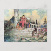 Die Jackal und die Betel Verlasse Warwick Goble Postkarte (Vorderseite)