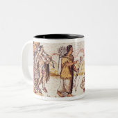 Die Jagd, 1579 Zweifarbige Tasse (Vorderseite Links)