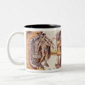 Die Jagd, 1579 Zweifarbige Tasse (Links)
