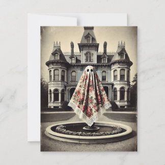 Die Jagd auf das Herrenhaus von Roseveil - gotisch Mitteilungskarte