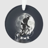 Die Jagd auf den Mond - Mountainbiker Ornament (Vorderseite)