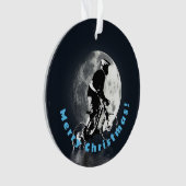 Die Jagd auf den Mond - Mountainbiker Ornament (Vorderseite)