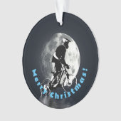 Die Jagd auf den Mond - Mountainbiker Ornament (Vorderseite)