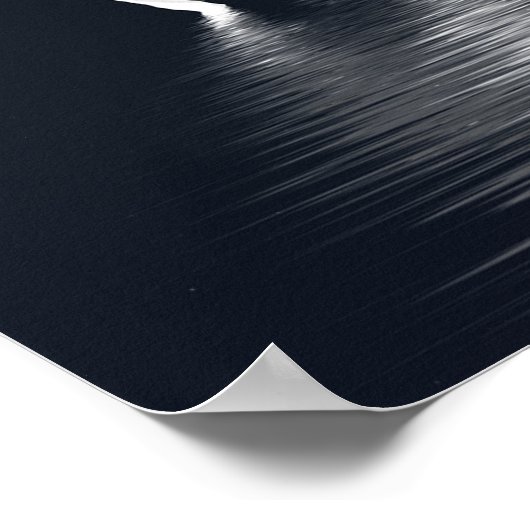 Die Jagd auf den Mond - Mountainbiker Poster (Ecke)