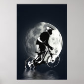Die Jagd auf den Mond - Mountainbiker Poster (Vorne)