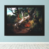 Die Jagd auf den Pontine Süd durch das Horace Vern Leinwanddruck (Insitu (Holzboden))