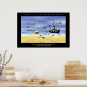 Die Jagd auf die Agarose Schlicht Poster (Küche)