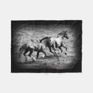 Die Jagd auf die Freiheit - Die Kunst der Equine F Fleecedecke