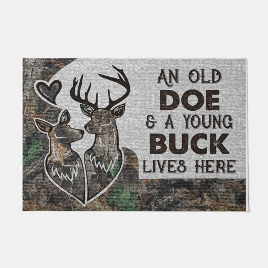 Die Jagd auf Jungtier, ein alter Hund und ein jung Fußmatte (Vorderseite)