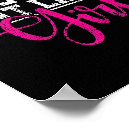 Die Jagd auf Mädchen wie ein Geschenk Poster (Ecke)