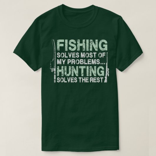 Die Jagd auf Männer und Jäger T-Shirt (Design vorne)