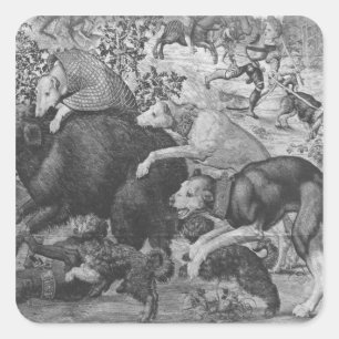 Die Jagd auf Maximilian, Capricorn Quadratischer Aufkleber
