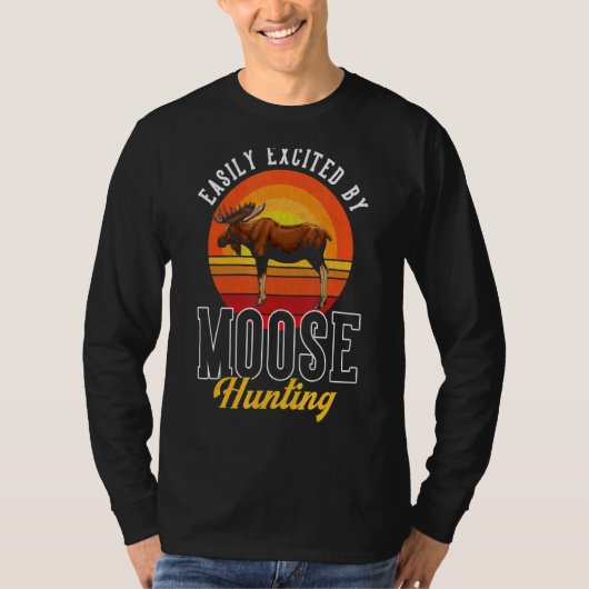 Die Jagd auf Mütter wird von Elch-Jagdmoos leicht T-Shirt (Vorderseite)